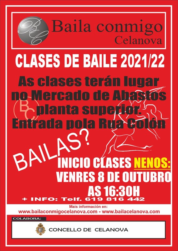 CLASES DE BAILE PARA NENOS EN CELANOVA